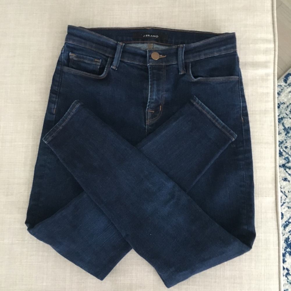 J Brand dark skinny jeans
